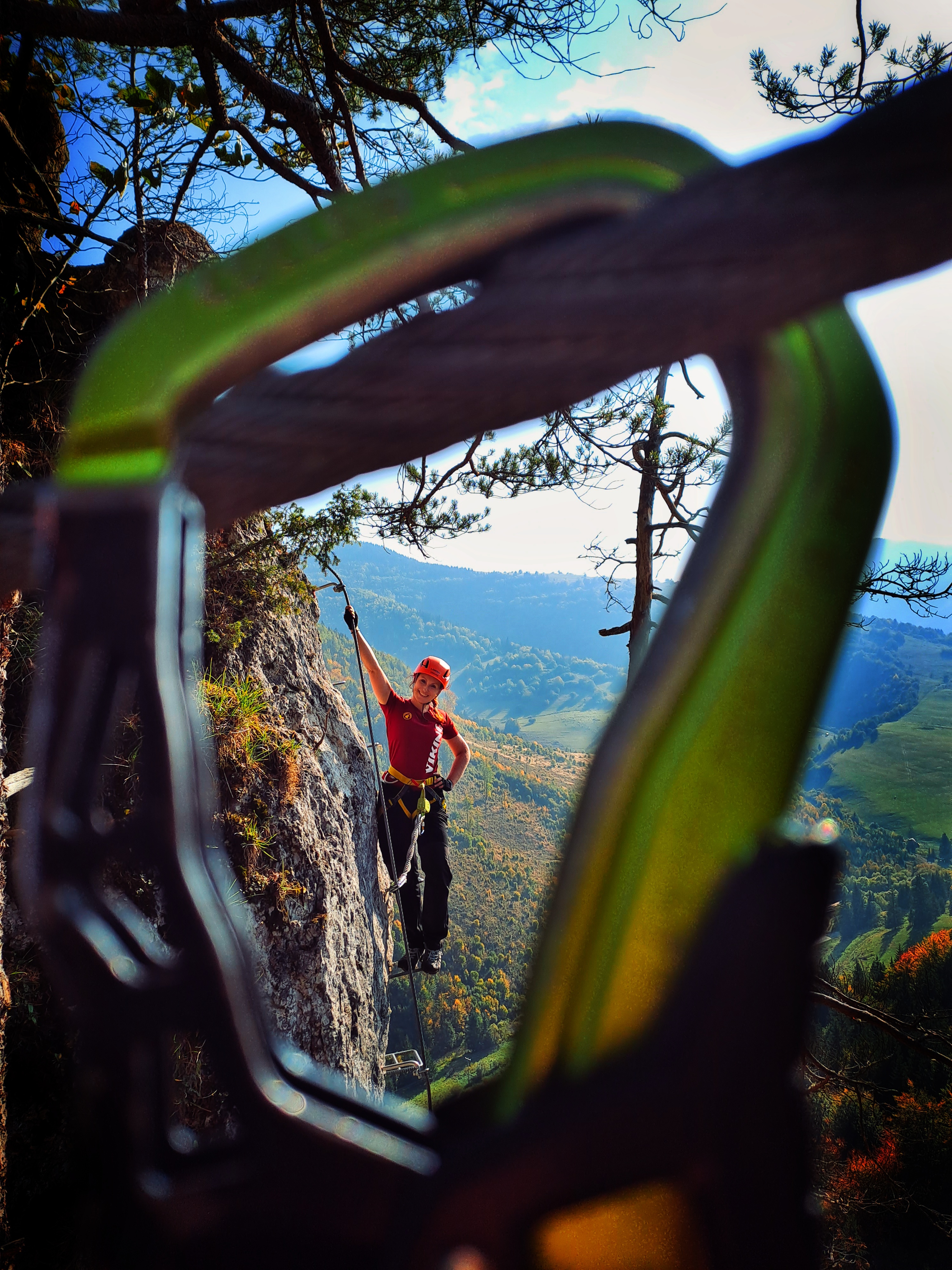 Mglisty poranek w górach